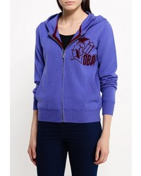 Женский синий худи от Bikkembergs