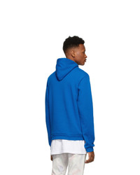 Мужской синий худи от John Elliott