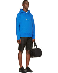 Мужской синий худи от Christopher Kane