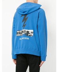 Мужской синий худи от Undercover