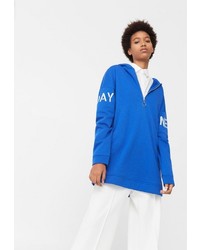 Женский синий худи от Mango