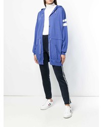 Женский синий худи от Moncler