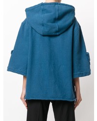 Женский синий худи от JW Anderson