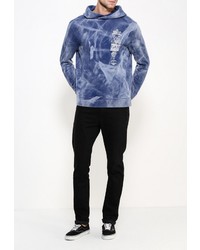 Мужской синий худи от Topman