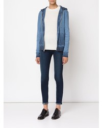 Женский синий худи от 321