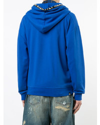 Мужской синий худи от Mostly Heard Rarely Seen