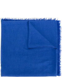 Мужской синий шарф от Christian Dior