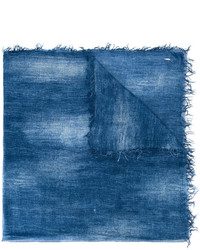 Женский синий шарф от Dondup