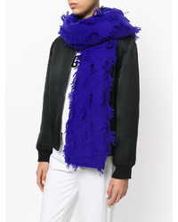 Женский синий шарф от Oyuna