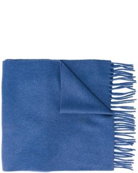 Мужской синий шарф от Lanvin