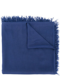 Мужской синий шарф от Paolo Pecora