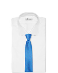 Мужской синий шелковый галстук от Charvet
