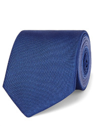 Мужской синий шелковый галстук от Burberry