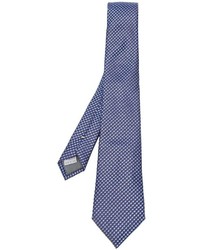Мужской синий шелковый галстук от Canali