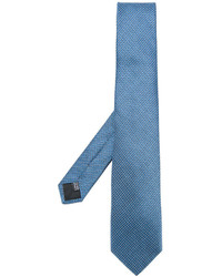 Мужской синий шелковый галстук от Cerruti