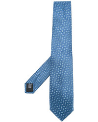Мужской синий шелковый галстук от Cerruti