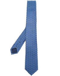 Мужской синий шелковый галстук от Ermenegildo Zegna