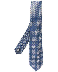 Мужской синий шелковый галстук от Giorgio Armani