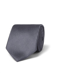 Мужской синий шелковый галстук от Hugo Boss