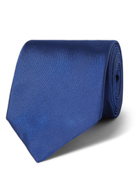 Мужской синий шелковый галстук от Hugo Boss