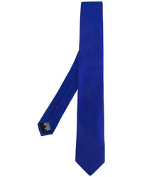 Мужской синий шелковый галстук от Paul Smith