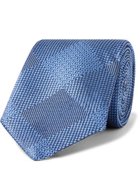Мужской синий шелковый галстук от Turnbull & Asser