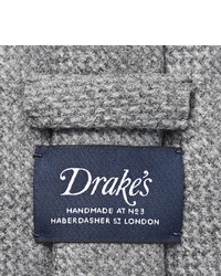 Мужской синий шерстяной галстук