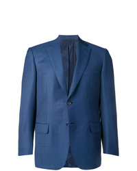 Мужской синий шерстяной пиджак от Brioni