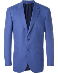 Мужской синий шерстяной пиджак от Canali
