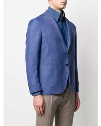 Мужской синий шерстяной пиджак от Gabriele Pasini