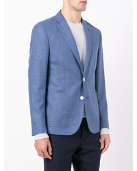 Мужской синий шерстяной пиджак от Hardy Amies