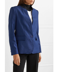 Женский синий шерстяной пиджак от Stella McCartney