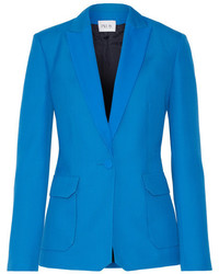 Женский синий шерстяной пиджак от Pallas