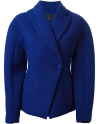 Женский синий шерстяной пиджак от Proenza Schouler