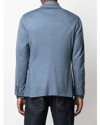 Мужской синий шерстяной пиджак от Boglioli