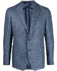 Мужской синий шерстяной пиджак от Tagliatore