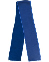 Мужской синий шерстяной шарф от Hackett