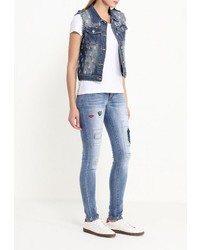 Женская синяя безрукавка от G&amp;G