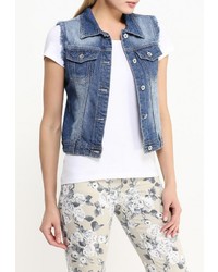 Женская синяя безрукавка от G&amp;G