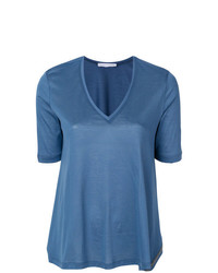 Синяя блуза с коротким рукавом от Fabiana Filippi