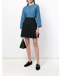 Синяя блузка с длинным рукавом от A.P.C.