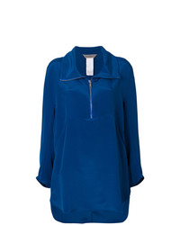Синяя блузка с длинным рукавом от Sportmax