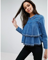 Синяя блузка от Asos