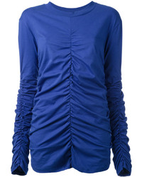 Синяя блузка от MSGM