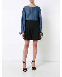 Синяя блузка от Zac Posen