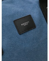 Мужская синяя большая сумка из плотной ткани от Hackett