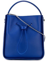 Синяя большая сумка от 3.1 Phillip Lim