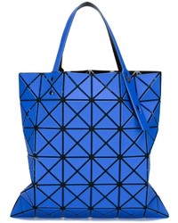 Синяя большая сумка от Bao Bao Issey Miyake