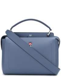 Синяя большая сумка от Fendi