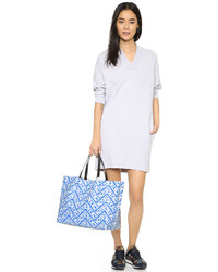 Синяя большая сумка от Kenzo